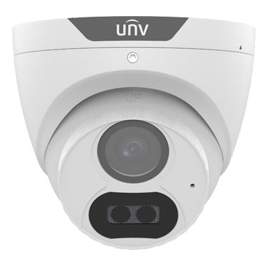 UNV UAC-T125-AF28M-W 5MP TVI/CVI/AHD/CVBS White Light 40M Camera with AOC and MIC, Metal housing